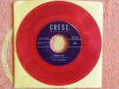 EDDIE COCHRAN Skinny Jim 45 rpm RED VINYL Crest 1956/1974 MARIANO REPRO