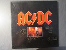AC/DC autographe signed autogramm malcolm angus young rudd williams box lp