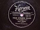 SKIP JAMES 78rpm Herwin-92402 How Long Blues/Four O' Clock Blues Rare Vinyl USA
