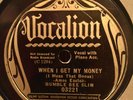 BUMBLE BEE SLIM VOCALION 03221 BLUES 78 RPM E-