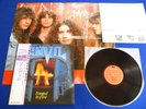 ANVIL Forged In Fire ?+POSTER JAPAN 1ST PRESS? LP Heavy Metal w/OBI & INSERT NM