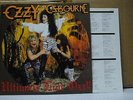 OZZY OSBOURNE / ULTIMATE LIVE - Japan LP Black sabbath