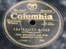 Rare Jazz Japan Press 78: Ted Wallace & His Campus Boys   Football Freddy