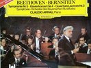 BEETHOVEN Piano Concerto 4 Symphony 5 Bernstein Arrau Live 2LP DG 2721153 Sealed