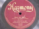 Joe Candullo Everglades Orch/Bass Ale Blues-The Hobo's Prayer/Harmony 150-H/V++