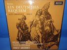 $DECCA SET 333-4 *WBg 1ST* ANSERMET *BRAHMS DEUTSCHES GERMAN REQUIEM* 2 LP SET