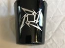 Metallica Ninja Star Sand Etched Shot Glass. Limited Edition. Official. *Rare*