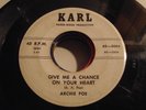ARCHIE POE give me a chance KARL 3004 rare HILLBILLY BOP rockabilly ohio *LISTEN
