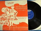 HANS SWAROWSKY, Vienna State Opera - LISZT - Hungarian Rhapsodies 1,2,3,6 - LP