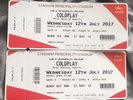 2 X Coldplay Tickets Cardiff 12th July Seated
