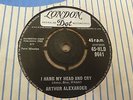 Arthur Alexander - Anna c/w I Hang My Head And Cry 1962 UK 45 LONDON