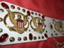 Elvis style ALOHA EAGLE  belt for 70s elvis jumpsuit
