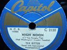 0649/ TEX RITTER-High noon (Do not forsake me) Country DAS ORIGINAL-Schellack