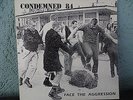 Condemned 84 Face The Aggression Grade 1 Records LP NM Org Punk OI Shipping 4$