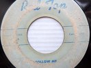 GAINORS doowop RED TOP 45 FOLLOW ME b/w GONNA ROCK TONITE DM247