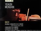 MENUHIN & FERRAS / Bach Double Violin Concertos / UK EMI HMV Cream&Gold ASD 346