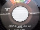 DAVEY JONES vg+ Rock'n'Roll APT 45  COME ON AND LOVE ME b/w LOVE YOUR WAY F1278