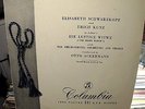 ELISABETH SCHWARZKOPF& ERICH KUNZ & ACKERMANN Columbia 33CX 1052 RARE