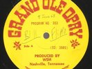 GRAND OLE OPRY #353 GLASER BROTHERS/NORMA JEAN/BOBBY BARE/TOMMY JACKSON Radio