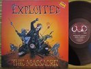 THE EXPLOITED THE MASSACRE LP 1990 RARE ORIGINAL FRANCE 1ST PRESS EX/EX+ INNER/S