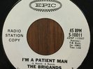 RARE GARAGE/PUNK 45 - THE BRIGANDS I'm A Patient Man EPIC PROMO