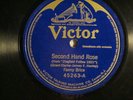 78 : VICTOR 45263-FANNY BRICE  -SECOND HAND ROSER /  MY MAN   E / E-