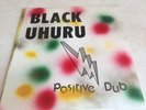 Black Uhuru -  Positive Dub hand-painted sleeve private press vinyl LP reggae