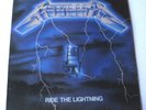 METALLICA - RIDE THE LIGHTNING - ORIGINAL MEGAFORCE LP - 1984