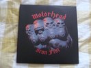 MOTORHEAD - IRON FIST - RED BLUE & BLACK 3 X VINYL LP BACK ON BLACK TRIPLE VINYL
