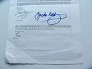 THE BEATLES FAN CLUB LETTER 1970  HAND SIGNED BY FREDA KELLY SIGNATURE AUTOGRAPH