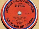 ARC THEATRE USE RECORD E 853 BY RUSS MORGAN ORCH PLAYS AT 33 1/3rd RPM