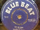 BUSTERS ALL STARS SET ME FREE / TO BE LOVED ORIGINAL UK BLUE BEAT 45 CLIP