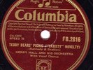 CLASSIC HENRY HALL 78 TEDDY BEARS PICNIC / HUSH HUSH HERE COMES THE BOGEY MAN V+