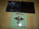 3 LPs - MOTLEY CRUE / HARD ROCK METAL - Ozzy,Ratt,Judas Priest,Iron Maiden