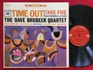 DAVE BRUBECK QUARTET   TIME OUT (1960) COLUMBIA CS 8192 STEREO JAZZ LP VG+/NM