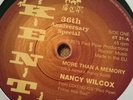 NANCY WILCOX- MORE THAN A MEMORY/FOX FIRE-A STAR IN THE GHETTO  UK KENT 36th ANN