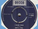 JOHN E. PAUL**I WANNA KNOW**MOD**SOUL**DANCER**LISTEN TO IT