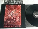Kreator Pleasure To Kill Vinyl LP 1st press sodom asphyx pestilence slayer