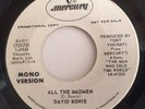 David Bowie 45 RARE All The Madmen PROMO US Mercury MINT
