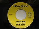 Rare teen garage 45 novelty rocker Gene Moss Karate man Shrimpenstein song HEAR