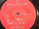 PS The Beatles Do You Want To Know a Secret? 7'' NEW ZEALAND NZ NZP.3163