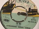 STRANGER 'SOUL' COLE - PRETTY COTTAGE / TO ME - UK ESCORT 1969 VG-