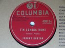 1956 Rockabilly 78 JOHNNY HORTON I’m Coming Home / I Got a Hole In My Pirogue EX