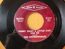 UNTOUCHABLES Funny What a Little Kiss rare orig 1962 r&b doo wop 7