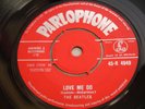 The Beatles - Love Me Do - Original UK Parlophone Red Label - Nice Condition