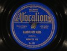 78 RPM --  Monkey Joe, Vocalion 04471, EE+ Blues
