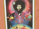 Jimi Hendrix Steve Hardstaff limited edition signed by designer poster print