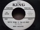 NMint Northern Soul PROMO Mary Moultrie There Trying To Tear Us Apart & KING Slv