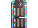 Jukebox Bluetooth tuner FM entrées AUX éclairage effets LED rétro télécommande