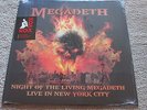 MEGADETH - NIGHT OF THE LIVING MEGADETH - LIVE NEW YORK CITY - NEW LP RECORD